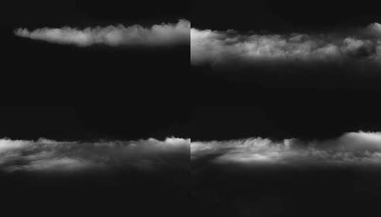 4K 烟雾 流动 抽象 黑白 水墨  迷雾 光影  抽象艺术水墨 高清在线视频素材下载