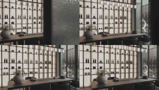 新中式茶室茶桌高清在线视频素材下载