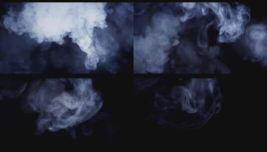 烟雾缭绕吸烟白烟抽烟形态高清在线视频素材下载