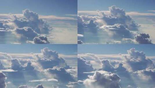 云海之上 壮观云层 航空高清在线视频素材下载
