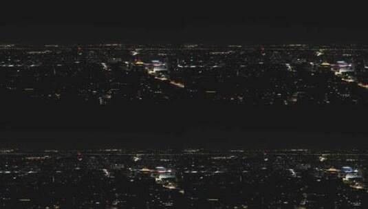 南京夜景大景竖屏航拍高清在线视频素材下载