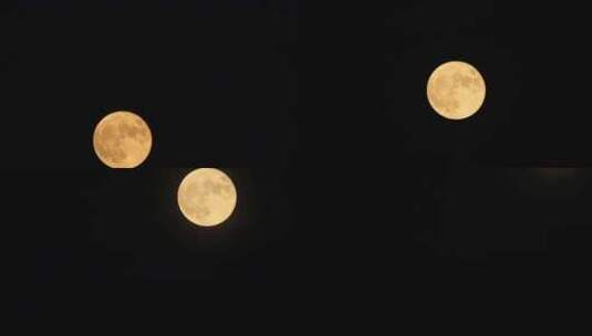 年内最大满月“超级月亮”现身夜空高清在线视频素材下载