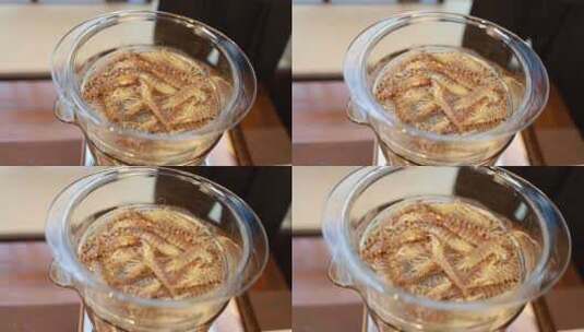 清蒸基围虾制作慢镜头 跳动的基围虾高清在线视频素材下载