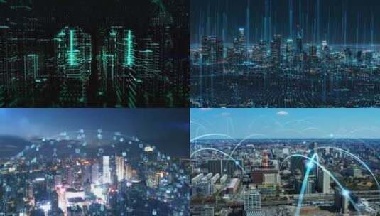【合集】科技智慧城市高清在线视频素材下载