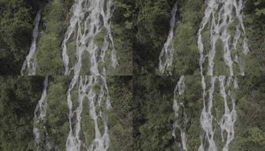 贵州河流溪水山涧溪流山泉水航拍森林河流高清在线视频素材下载