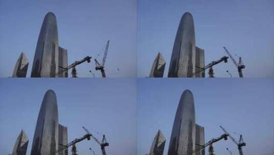 2023广州海珠磨碟沙建筑群星河湾中心高清在线视频素材下载