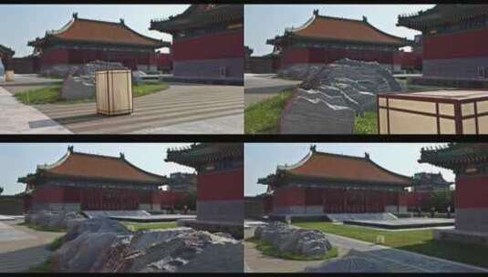 北京隆福寺古建筑高清在线视频素材下载