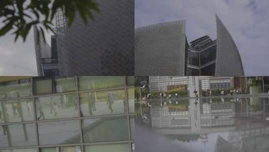 2023广州艺术博物院新馆高清在线视频素材下载