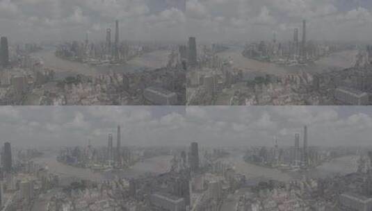 上海航拍 大疆御3p 5.1k未调色素材高清在线视频素材下载