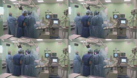 医院手术室正在手术高清在线视频素材下载