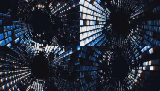 循环未来炫目瓷砖电影背景高清在线视频素材下载