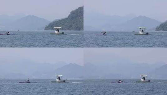 亚运会项目皮划艇备战训练高清在线视频素材下载