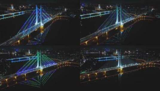 惠州夜景合生大桥高清在线视频素材下载