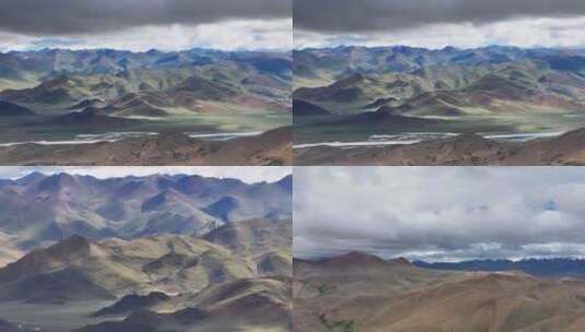 4K航拍西藏仲巴县山脉云海风光高清在线视频素材下载