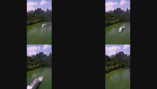 桂林漓江风光横屏拍摄高清在线视频素材下载
