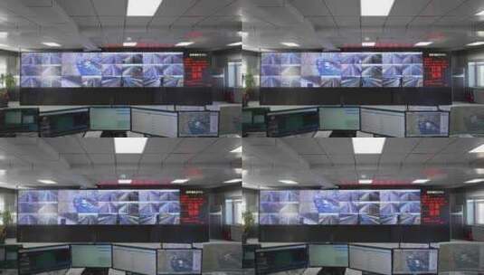 高速公路指挥调度中心监控中心高清在线视频素材下载