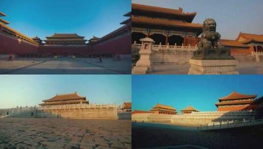 北京故宫紫禁城合集高清在线视频素材下载