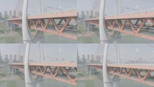 东水门长江大桥高清在线视频素材下载