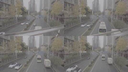 城市车流高清在线视频素材下载