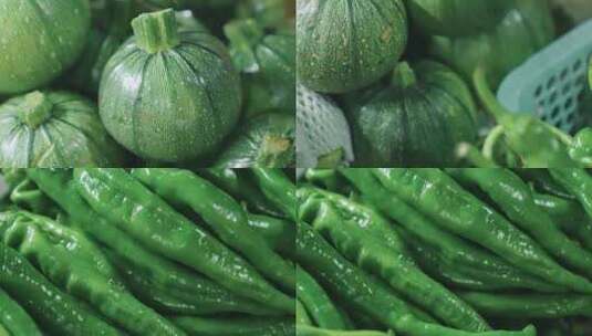 四川菜市场蔬菜水果食材高清在线视频素材下载