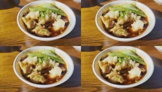 成都小吃水饺抄手高清在线视频素材下载
