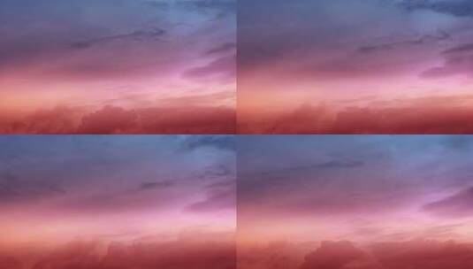 彩色云彩空镜头素材剪辑高清在线视频素材下载