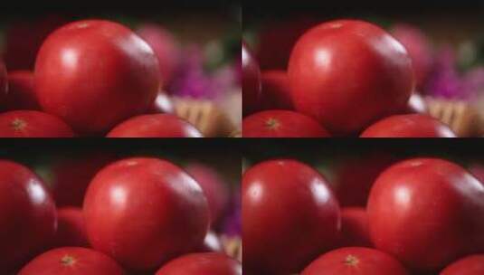 夏季水果蔬果西红柿高清在线视频素材下载