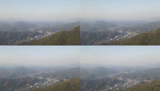 【4K】大山山区村落航拍高清在线视频素材下载