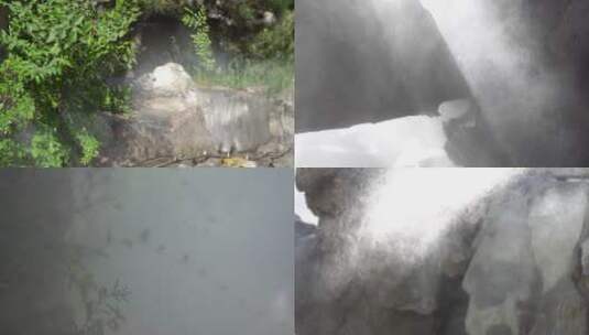 仙气仙山洞穴雾气缭绕高清在线视频素材下载