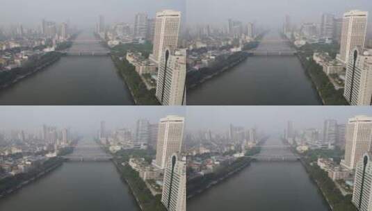 广州珠江的早晨高清在线视频素材下载