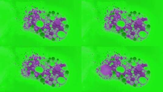 彩色流体颜料细胞扩散膨胀动态背景 (5)高清在线视频素材下载