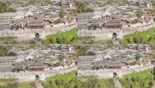 贵州青岩古镇5A景区航拍高清在线视频素材下载