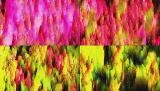 抽象波纹色彩流动高清在线视频素材下载