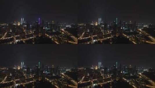 城市里的灯光高清在线视频素材下载