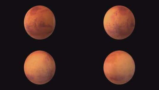 火星星星 行星 太阳系 火星 mars高清在线视频素材下载
