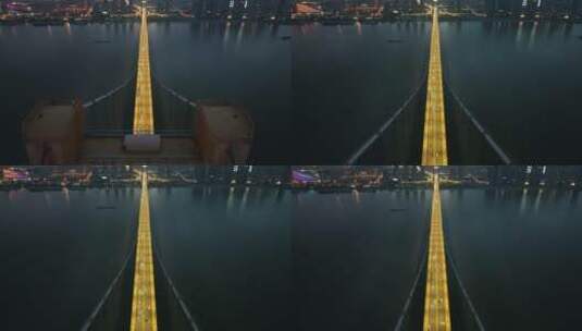 武汉杨泗港长江大桥高清在线视频素材下载