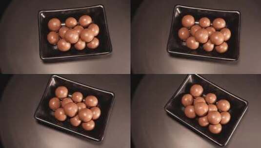巧克力球麦丽素高清在线视频素材下载