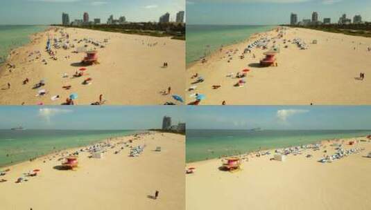 迈阿密海滩高清在线视频素材下载