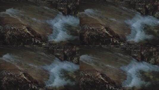 湖南郴州北湖万华岩溶洞暗河阴河流水高清在线视频素材下载