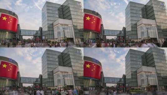 杭州步行街高清在线视频素材下载