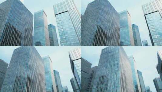 广西绿城南宁航拍园林城市现代化高楼建筑群高清在线视频素材下载