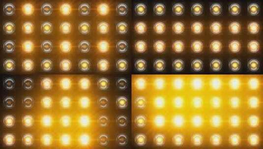 4k循环LED闪烁亮光舞台背景素材合集3高清在线视频素材下载