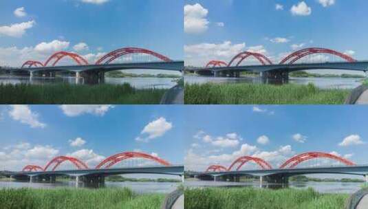 浑河长青桥扩宽后高清在线视频素材下载