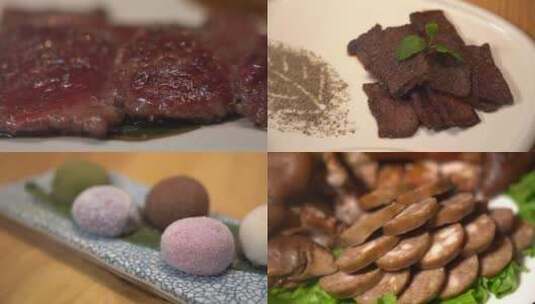 美食菜品一组高清在线视频素材下载