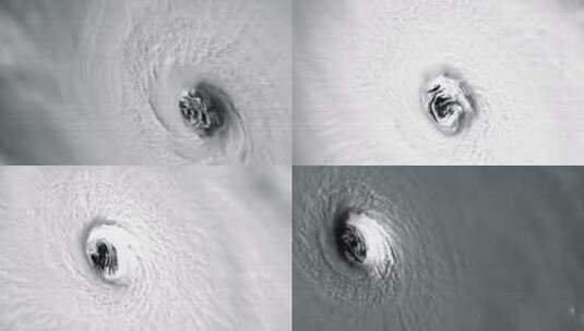 从太空看到的飓风景象高清在线视频素材下载