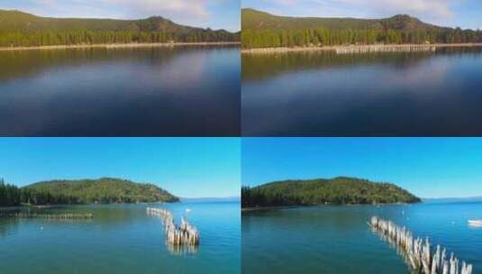 自然生态湖湿地环保绿色氧气清新高清在线视频素材下载
