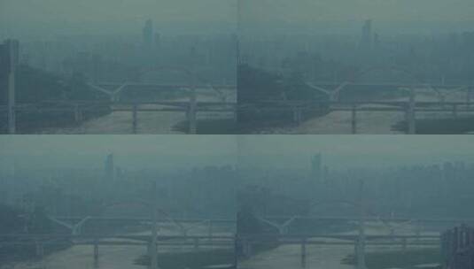 重庆山城雾都建筑大楼高清在线视频素材下载