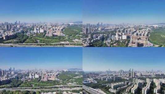 广州城市大景航拍高清在线视频素材下载