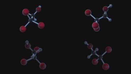 药物三溴乙醇阿维汀分子4k高清在线视频素材下载