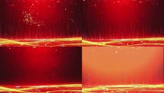 简约大气金色粒子舞台LED背景视频高清在线视频素材下载